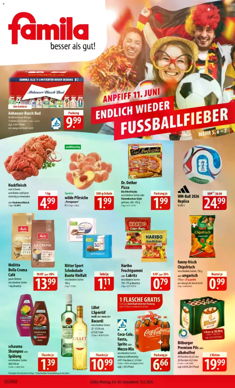 Famila Prospekt vom 08.06.2026, Seite 1