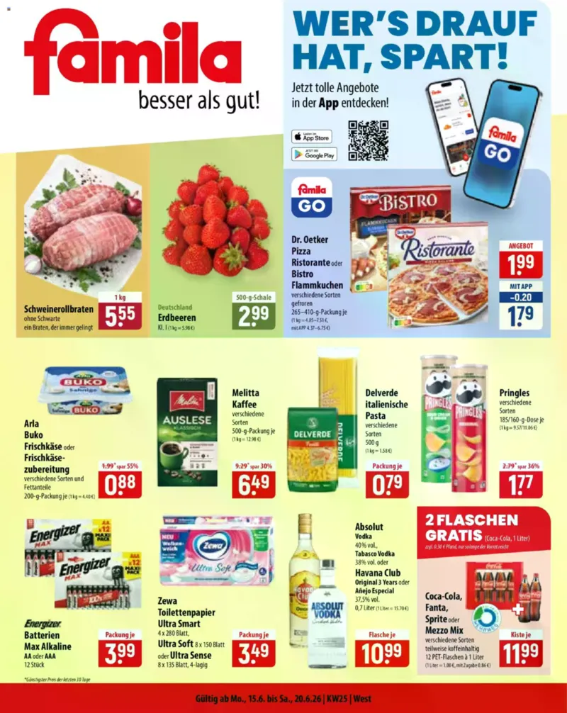 Famila Prospekt vom 15.06.2026, Seite 1