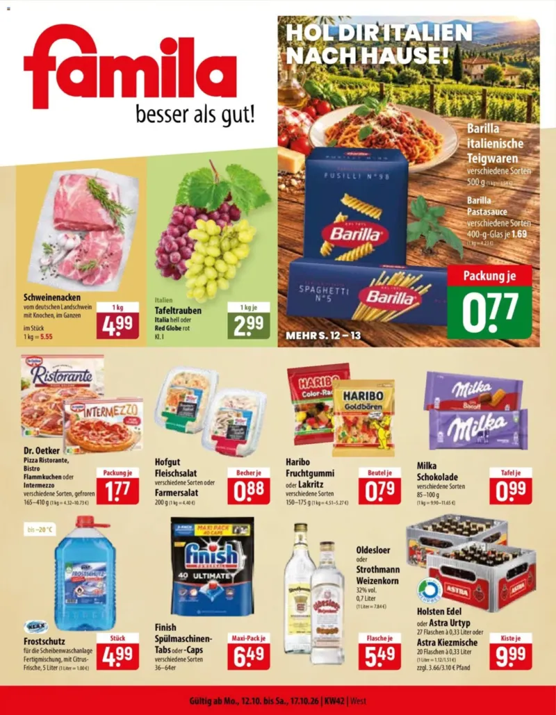 Famila Prospekt vom 12.10.2026, Seite 1