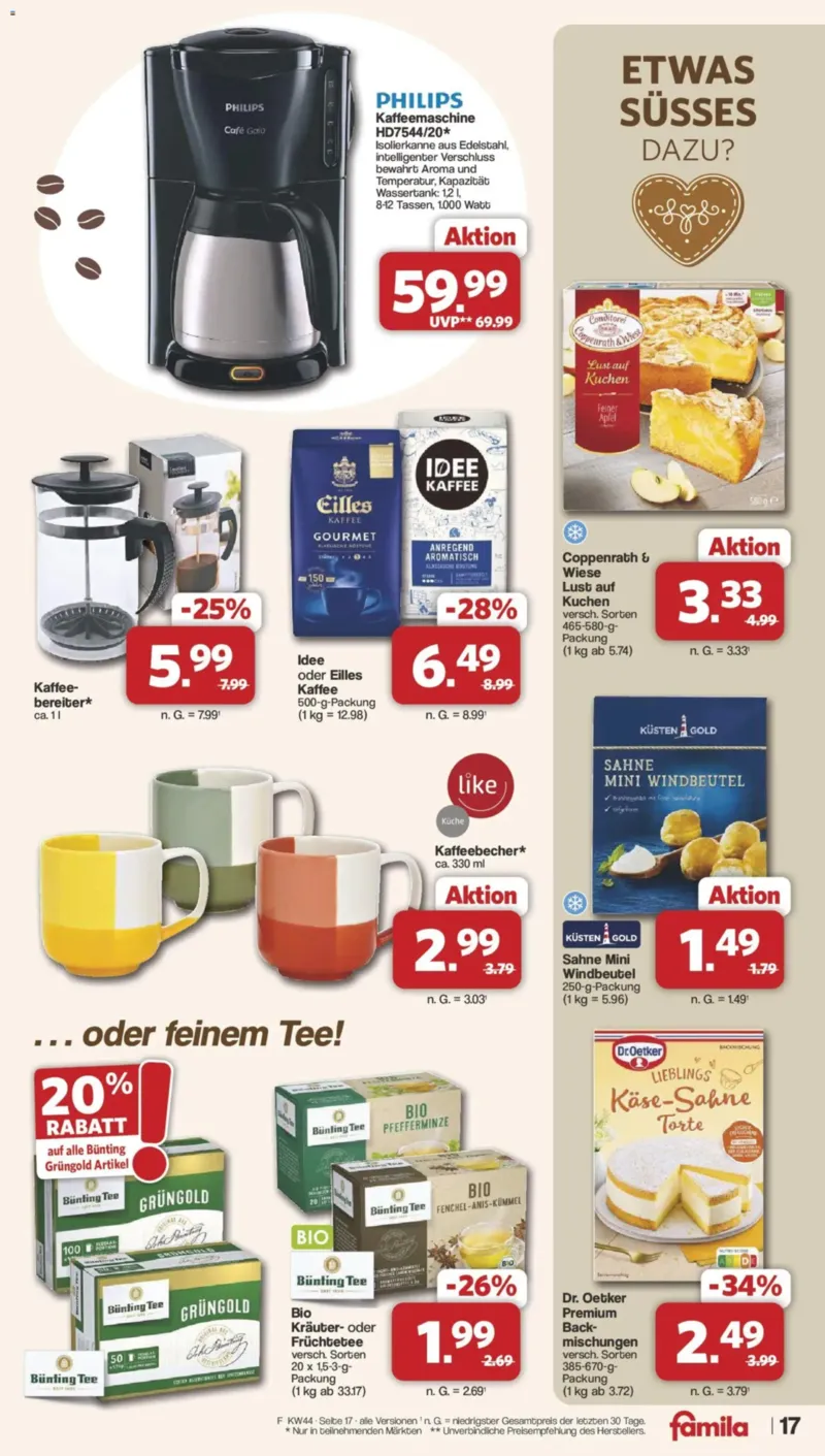 Famila Prospekt vom 26.10.2026, Seite 17
