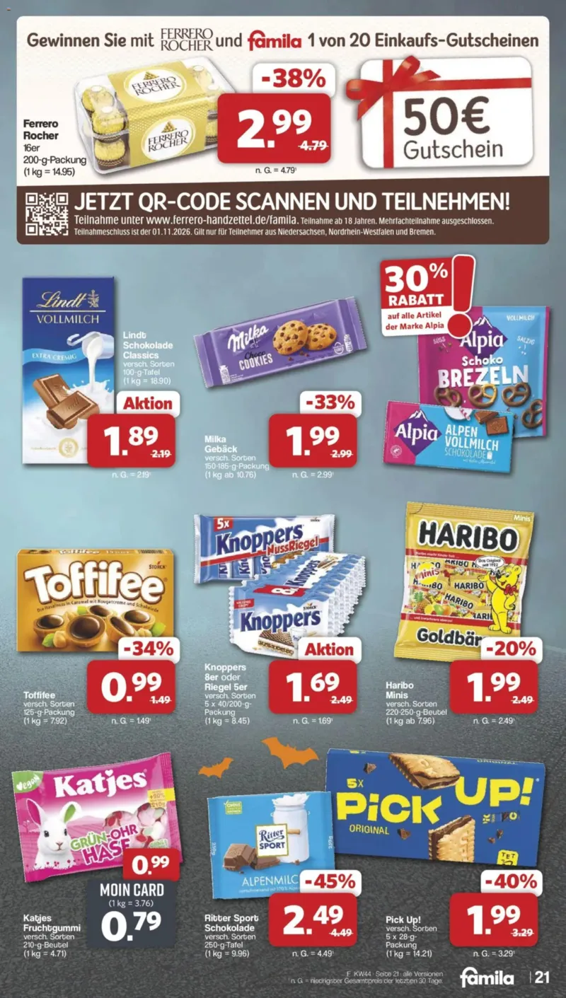Famila Prospekt vom 26.10.2026, Seite 21