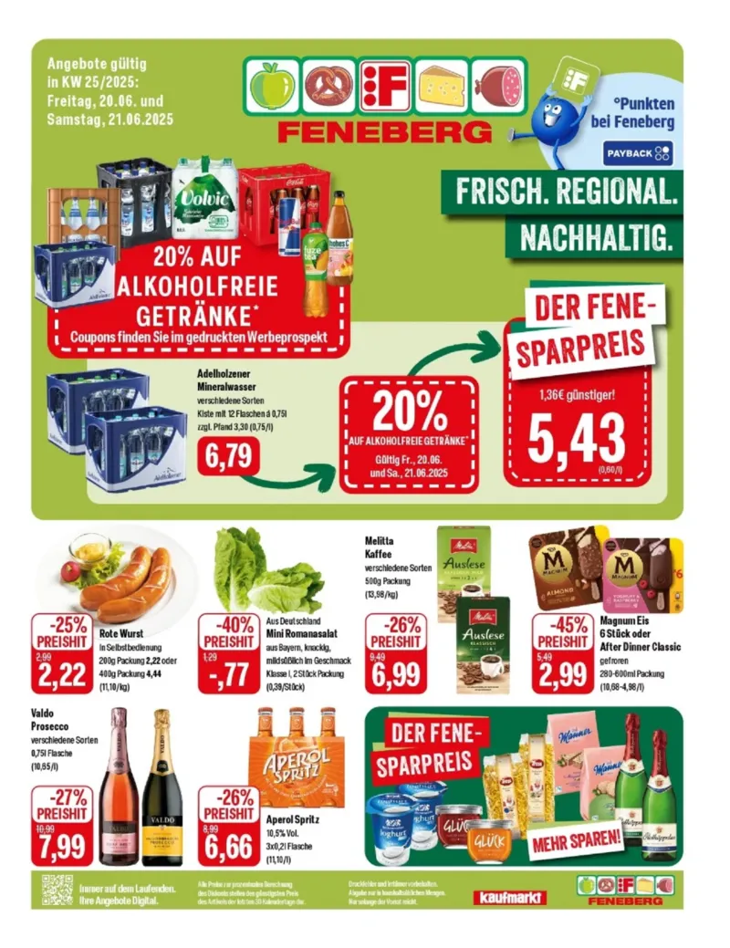 Feneberg Prospekt vom 20.06.2025, Seite 1