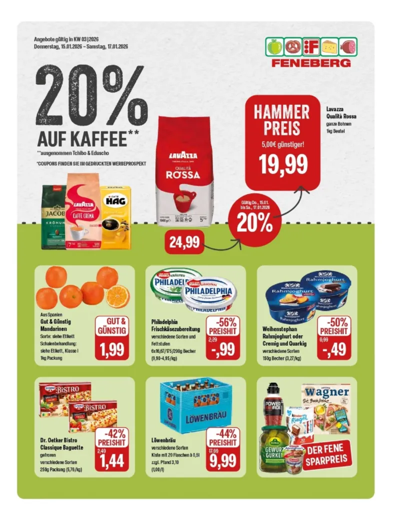 Feneberg Prospekt vom 15.01.2026, Seite 1