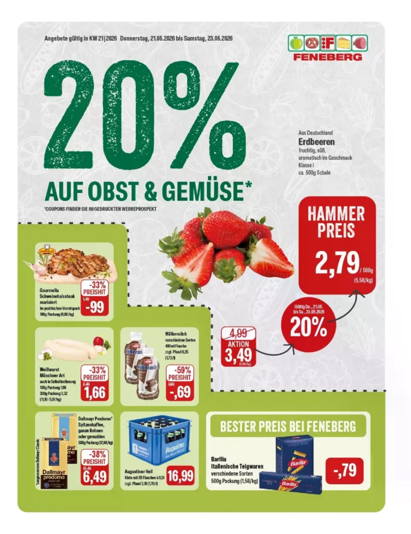 Feneberg Prospekt vom 21.05.2026, Seite 1