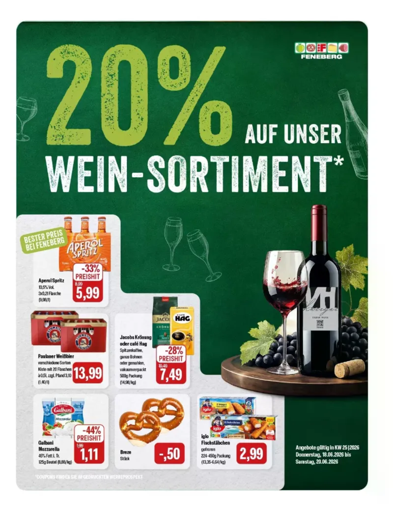 Feneberg Prospekt vom 18.06.2026, Seite 1