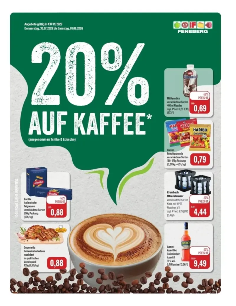 Feneberg Prospekt vom 30.07.2026, Seite 1