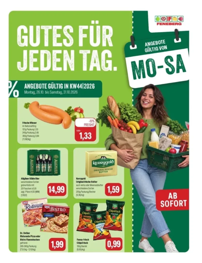 Feneberg Prospekt vom 26.10.2026, Seite 1