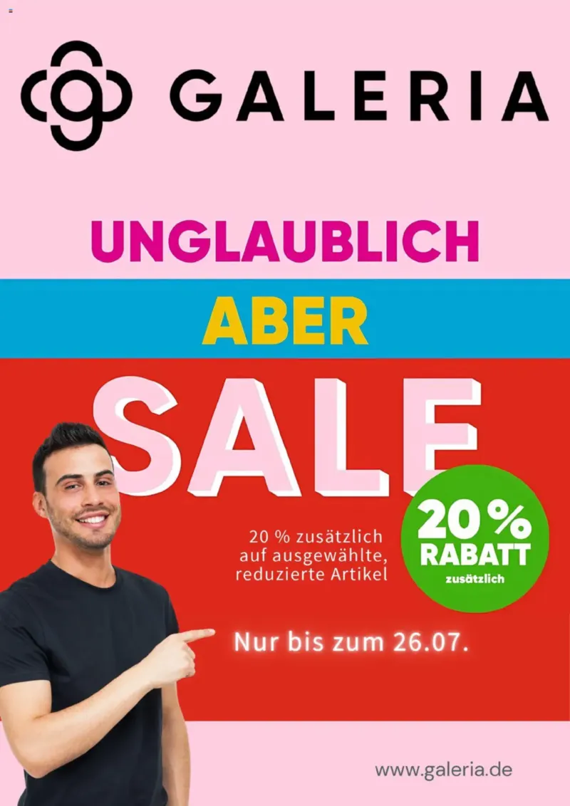 GALERIA Prospekt vom 17.07.2025, Seite 1