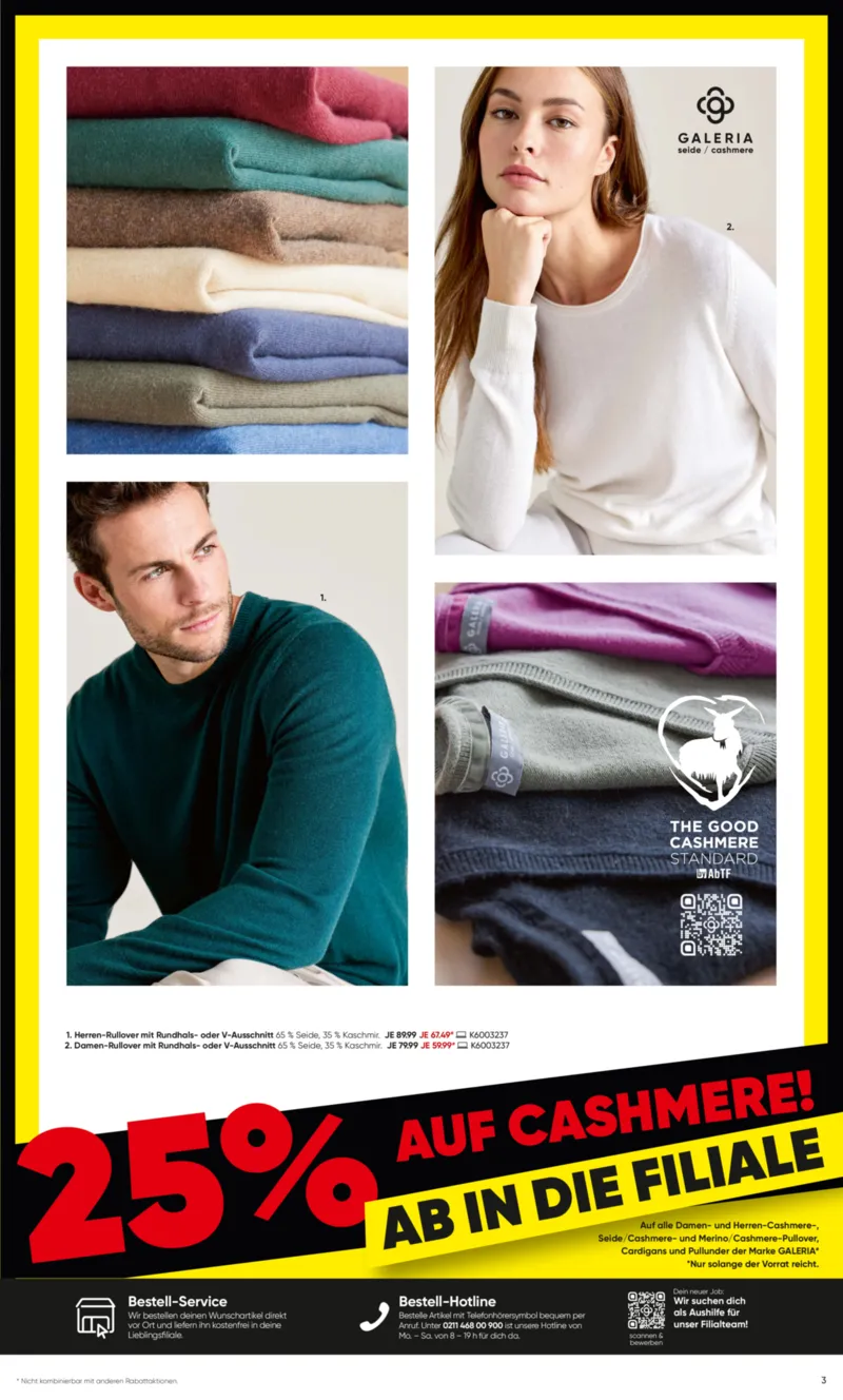 GALERIA Prospekt vom 15.10.2025, Seite 3 GALERIA Prospekt vom 15.10.2025, Seite 3
