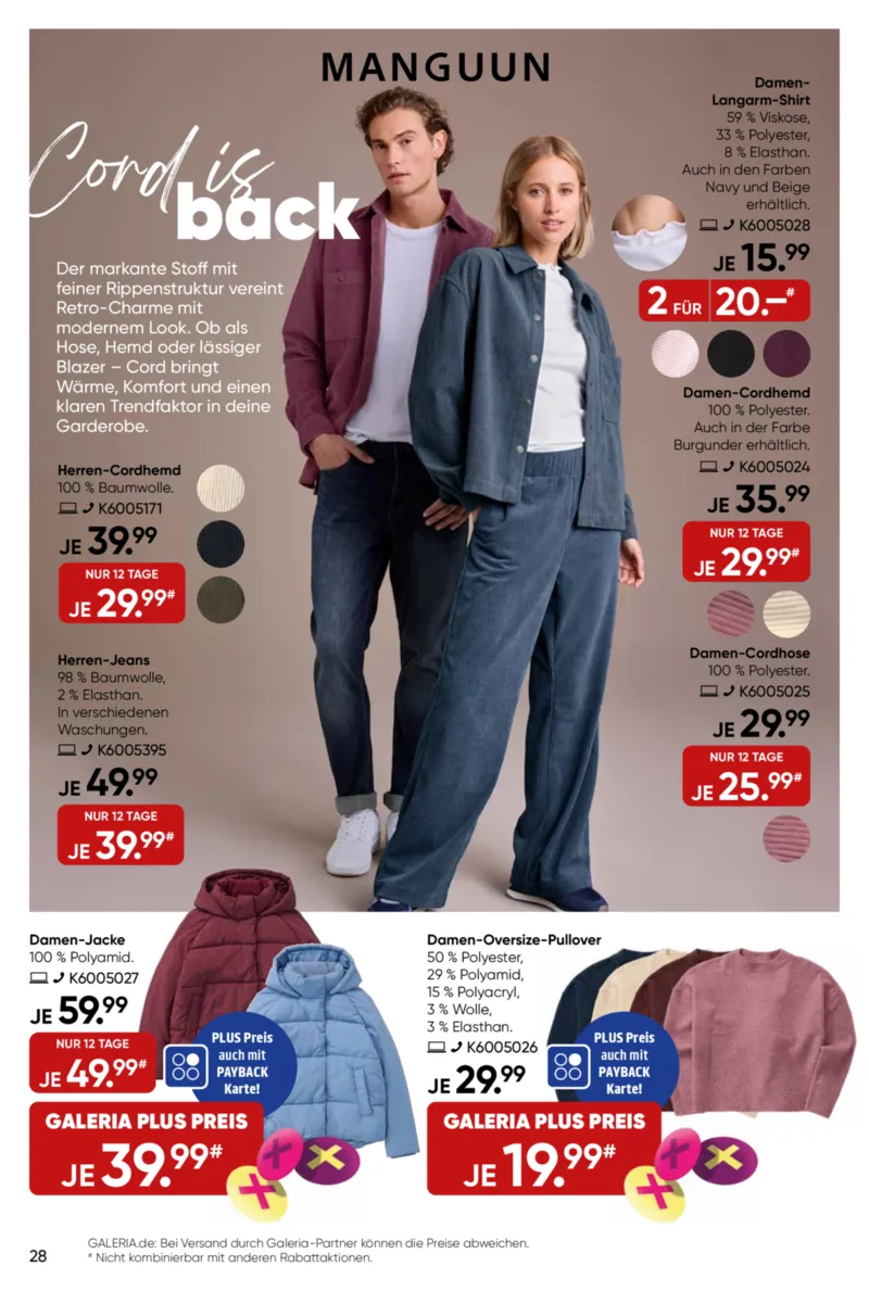 GALERIA Prospekt vom 29.10.2025, Seite 28