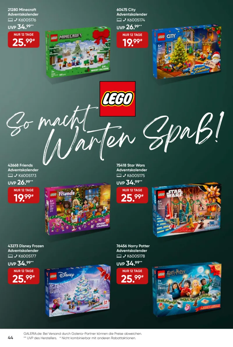 GALERIA Prospekt vom 29.10.2025, Seite 44