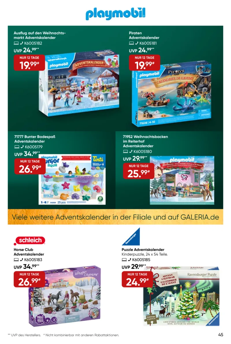GALERIA Prospekt vom 29.10.2025, Seite 45