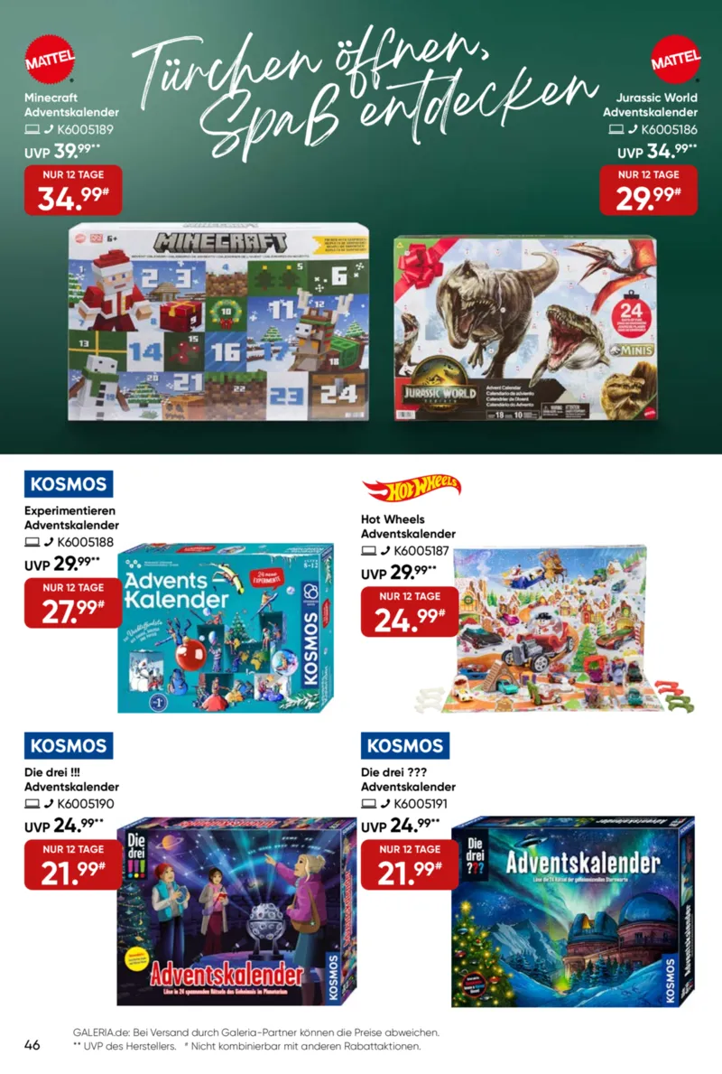 GALERIA Prospekt vom 29.10.2025, Seite 46