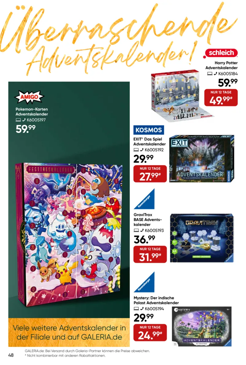 GALERIA Prospekt vom 29.10.2025, Seite 48