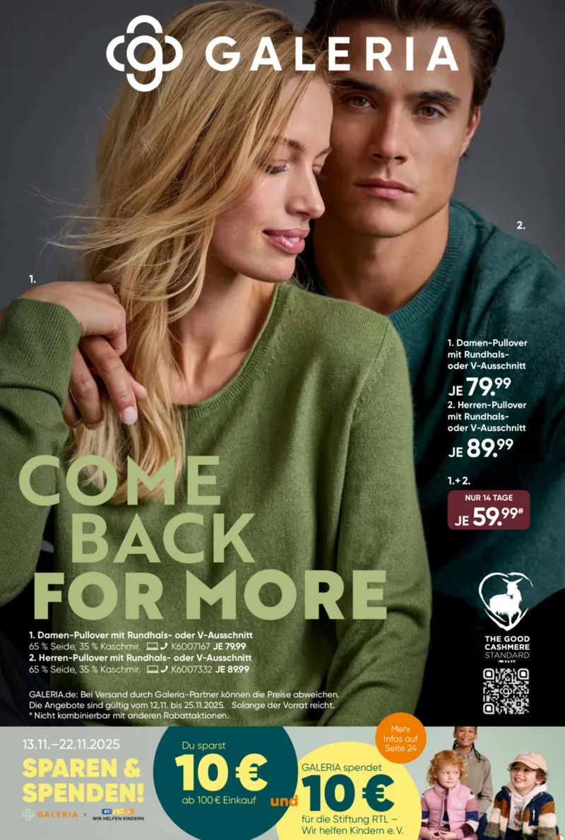 GALERIA Prospekt vom 13.11.2025, Seite 1