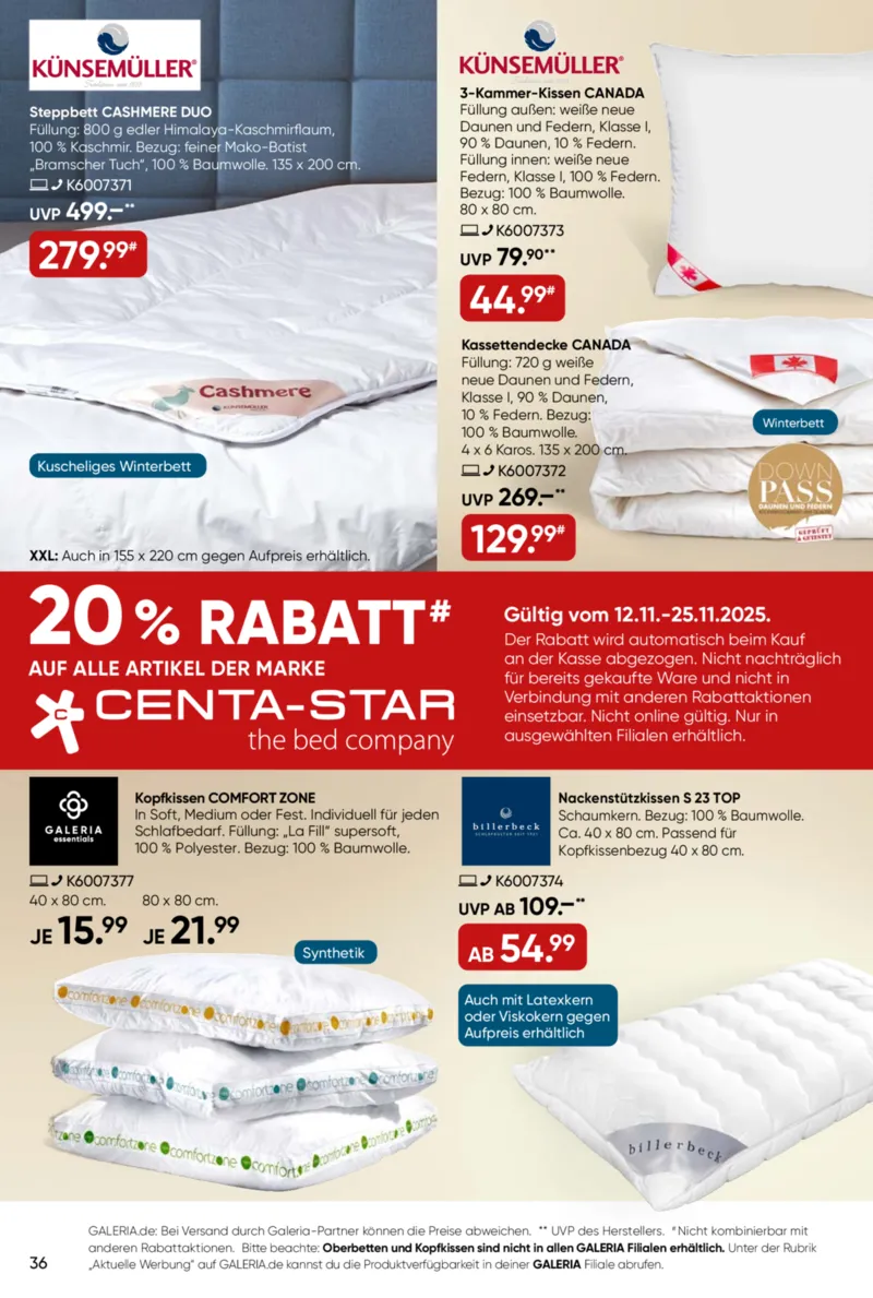 GALERIA Prospekt vom 13.11.2025, Seite 36