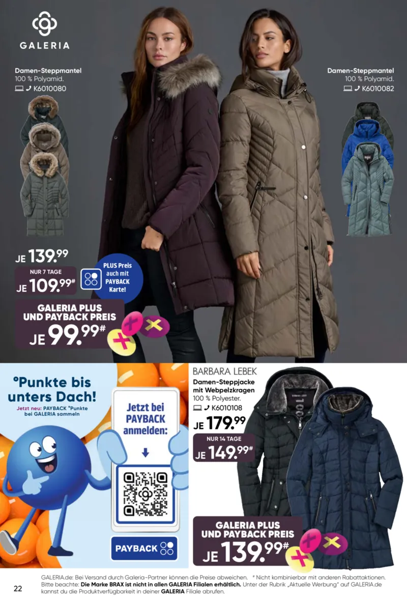 GALERIA Prospekt vom 03.12.2025, Seite 22