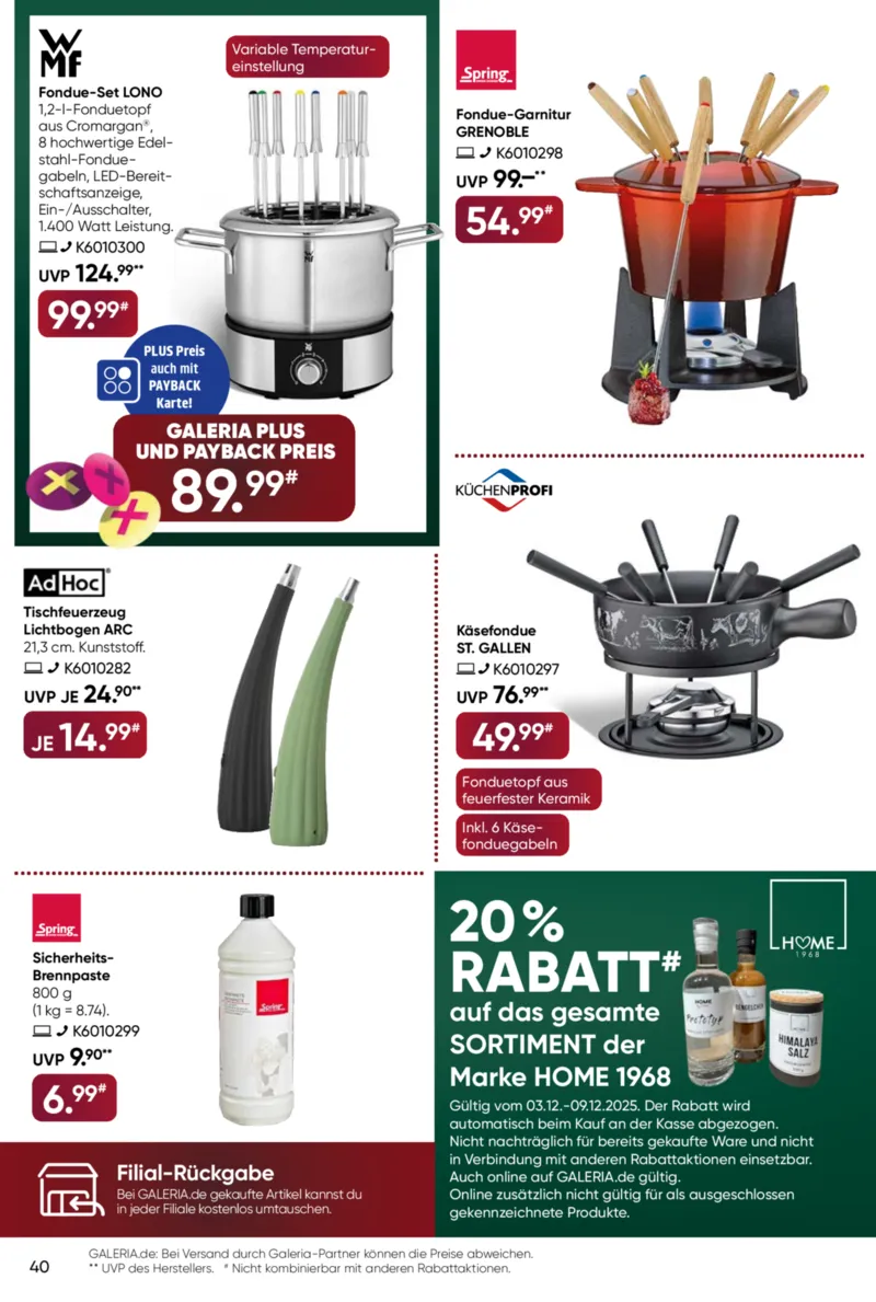 GALERIA Prospekt vom 03.12.2025, Seite 40