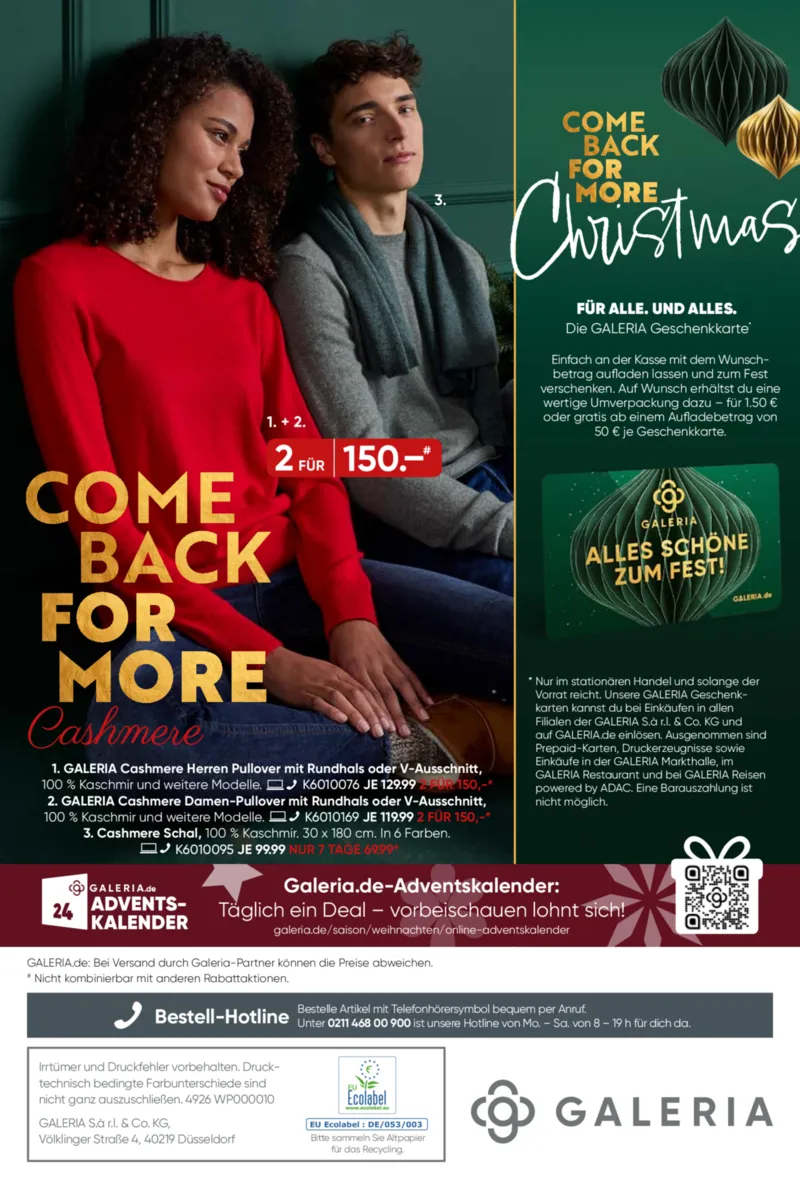 GALERIA Prospekt vom 03.12.2025, Seite 52
