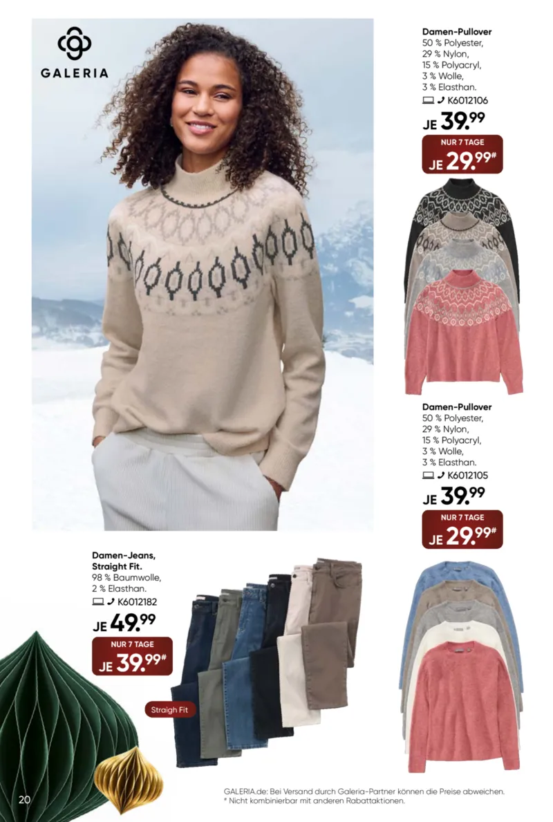 GALERIA Prospekt vom 17.12.2025, Seite 20