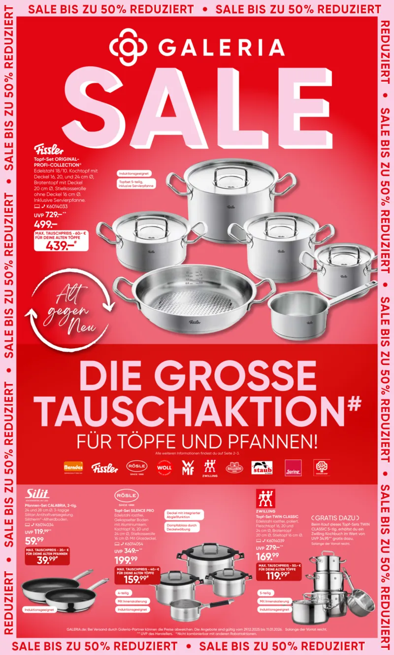 GALERIA Prospekt vom 29.12.2025, Seite 1