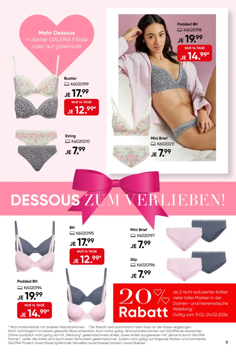 GALERIA Prospekt vom 11.02.2026, Seite 9