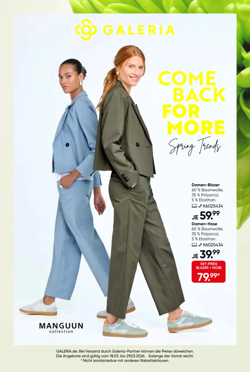 GALERIA Prospekt vom 18.03.2026, Seite 1