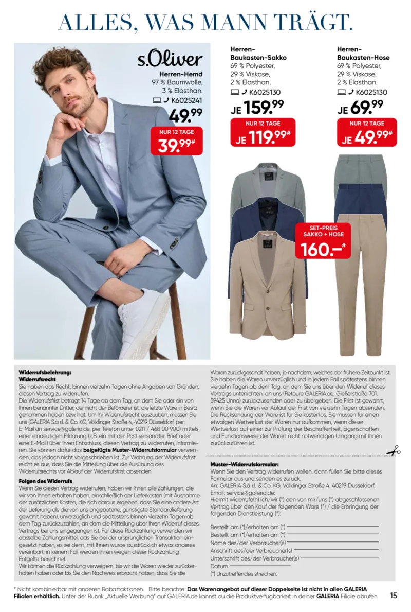 GALERIA Prospekt vom 18.03.2026, Seite 15