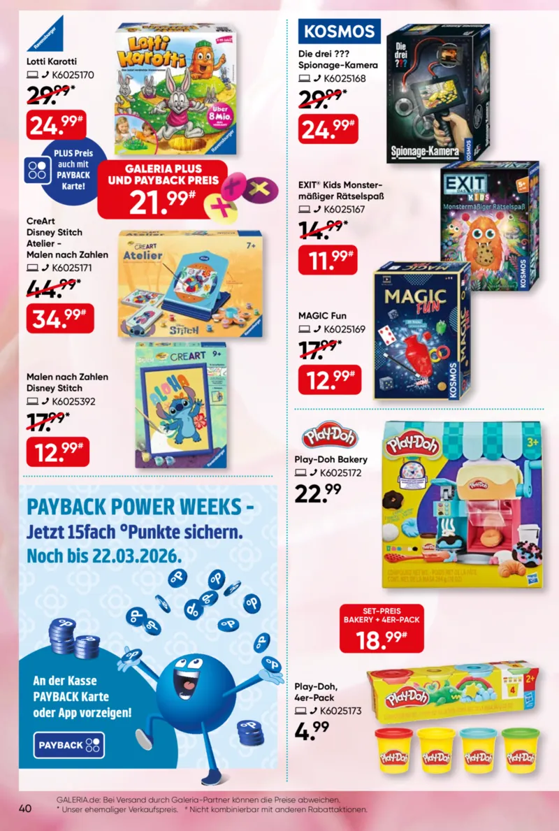 GALERIA Prospekt vom 18.03.2026, Seite 40