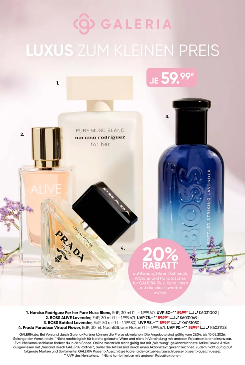 GALERIA Prospekt vom 29.04.2026, Seite 1