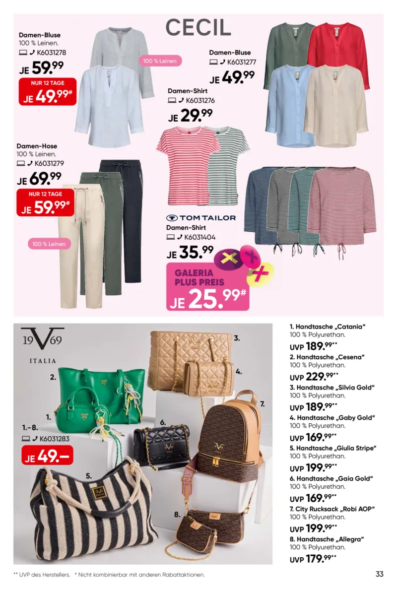 GALERIA Prospekt vom 29.04.2026, Seite 33