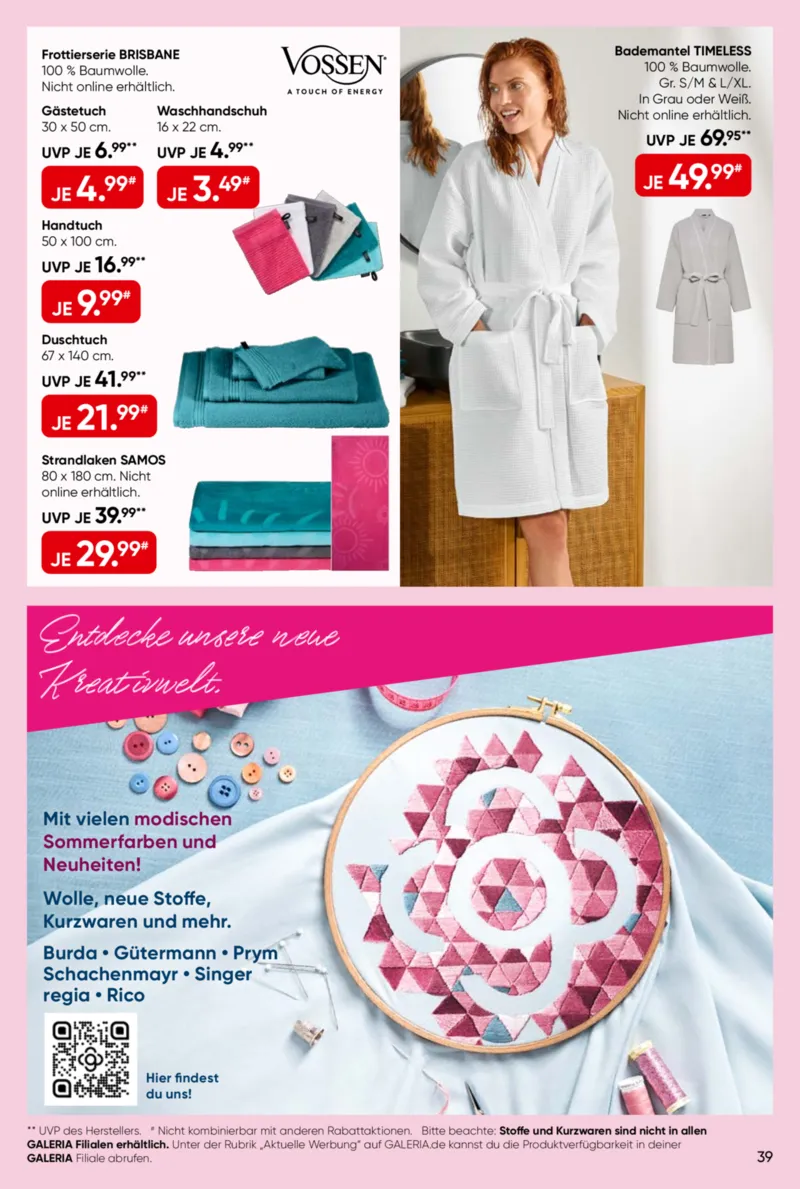 GALERIA Prospekt vom 29.04.2026, Seite 39