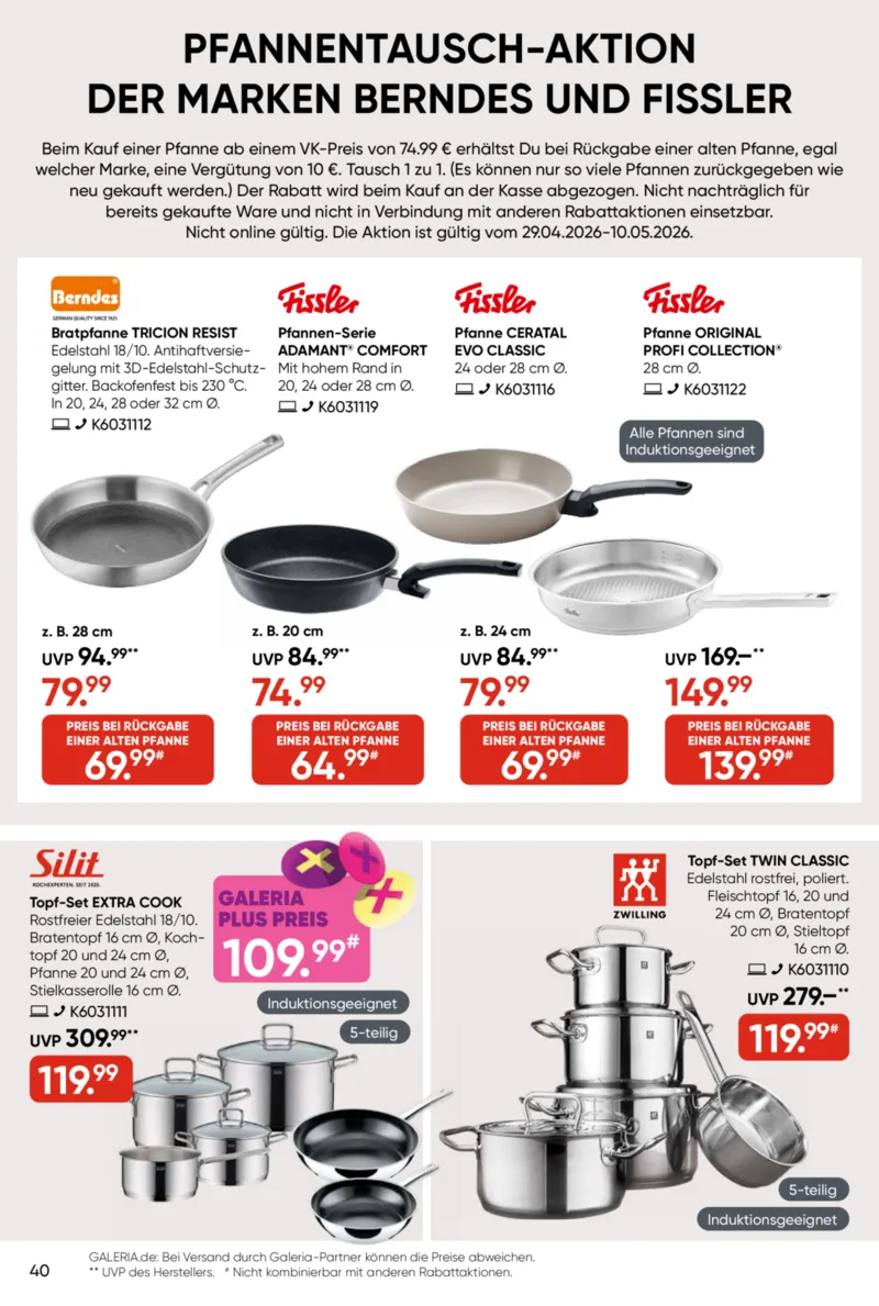 GALERIA Prospekt vom 29.04.2026, Seite 40