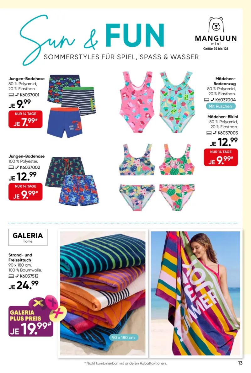 GALERIA Prospekt vom 10.06.2026, Seite 13
