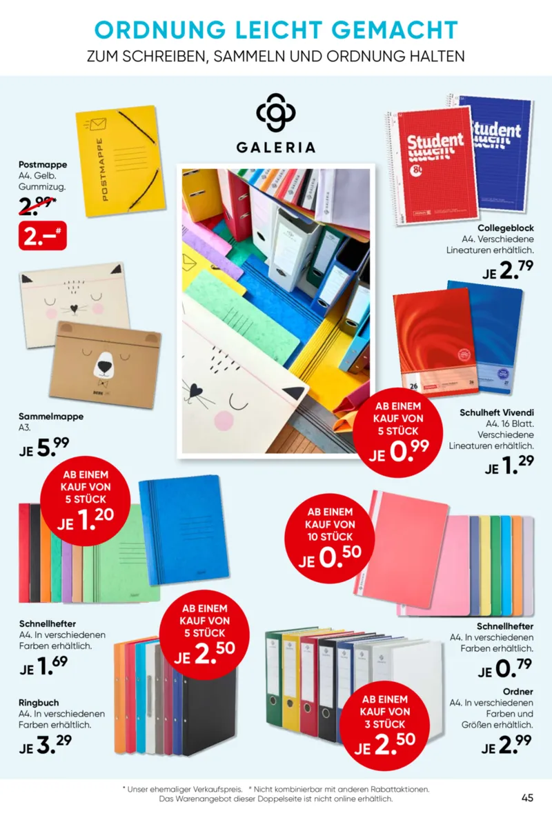 GALERIA Prospekt vom 02.09.2026, Seite 45
