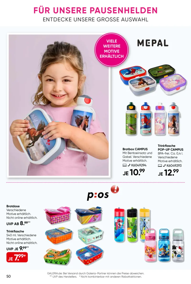 GALERIA Prospekt vom 02.09.2026, Seite 50