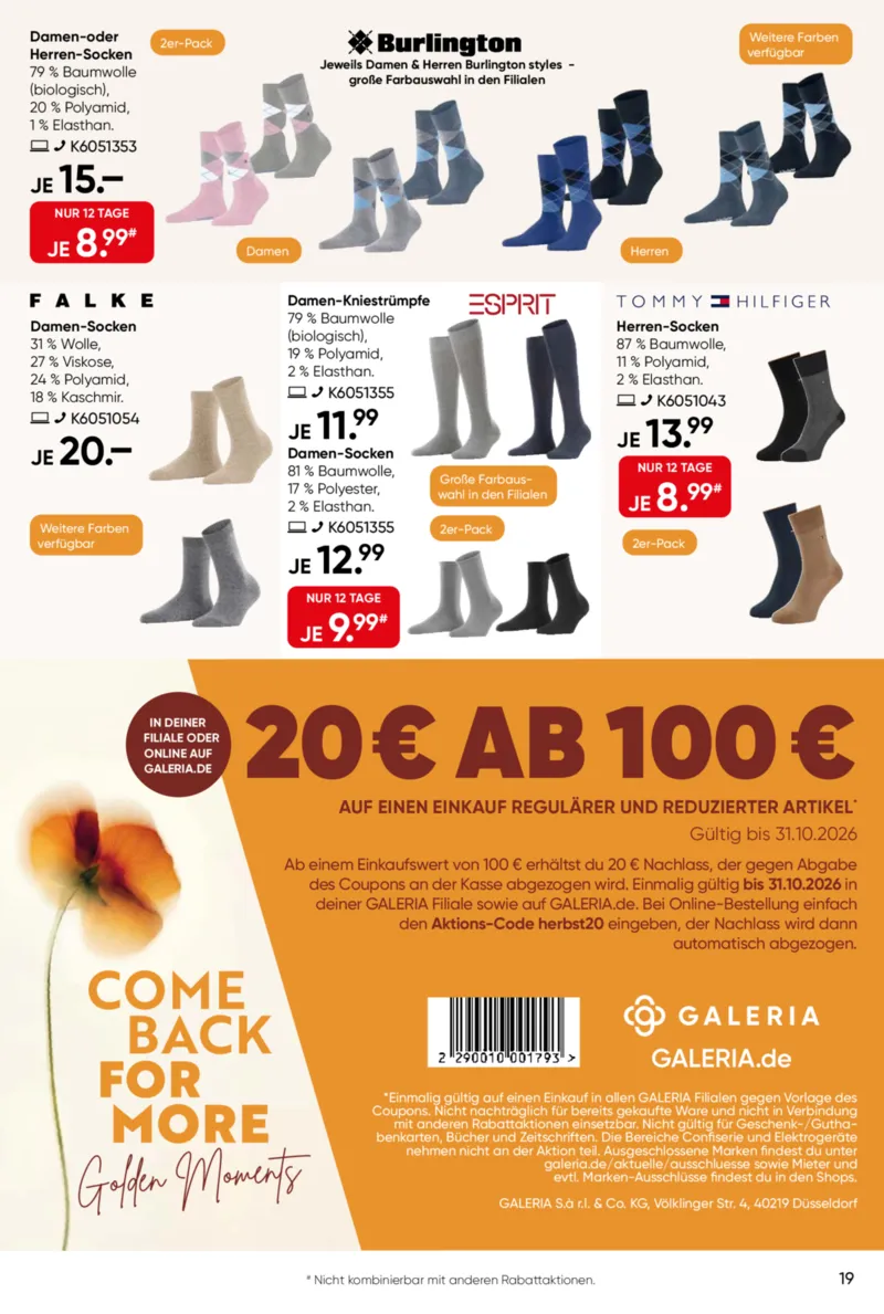 GALERIA Prospekt vom 16.09.2026, Seite 19
