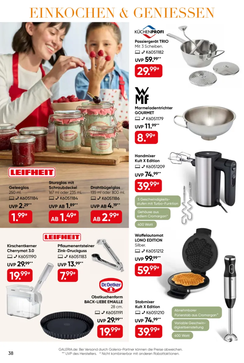 GALERIA Prospekt vom 16.09.2026, Seite 38