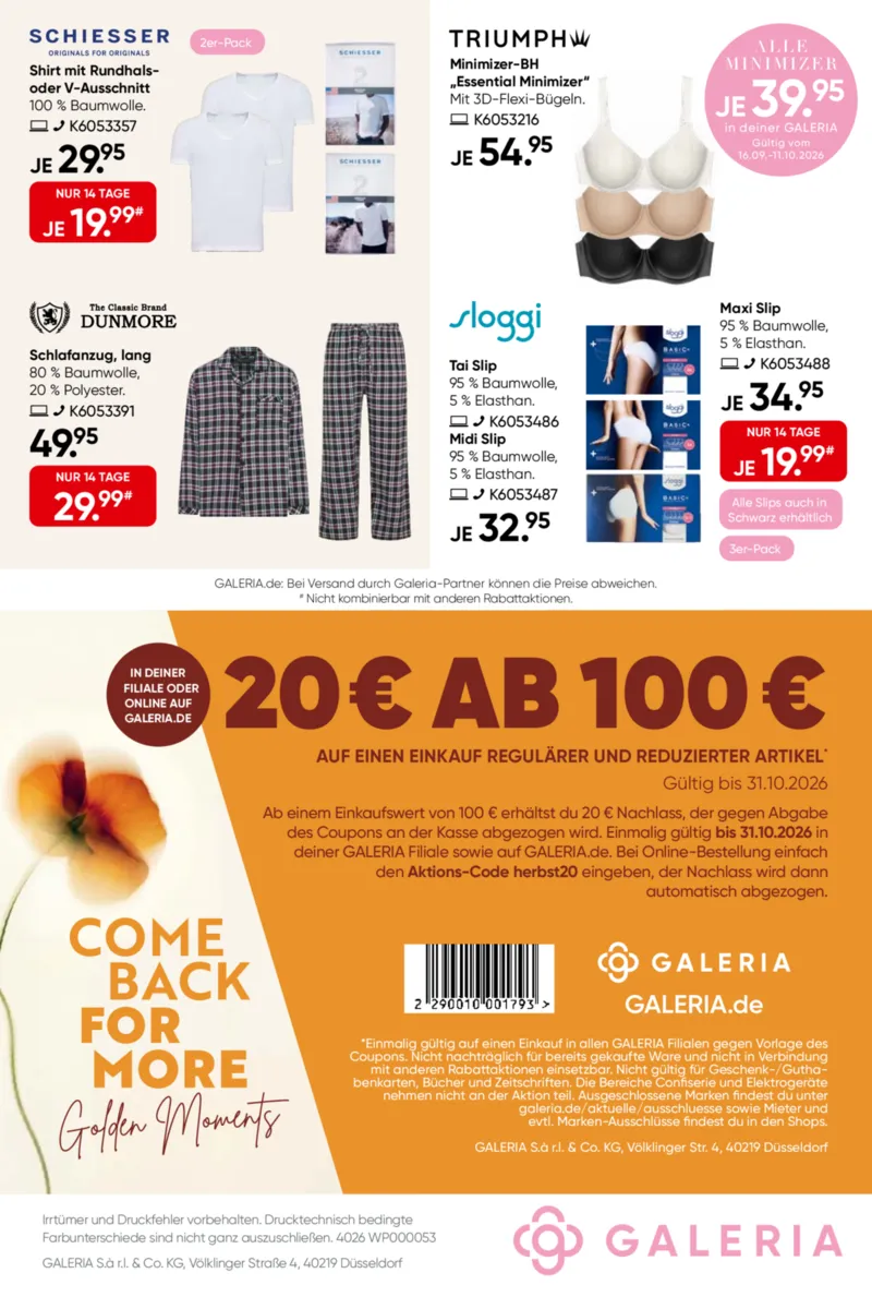 GALERIA Prospekt vom 28.09.2026, Seite 44