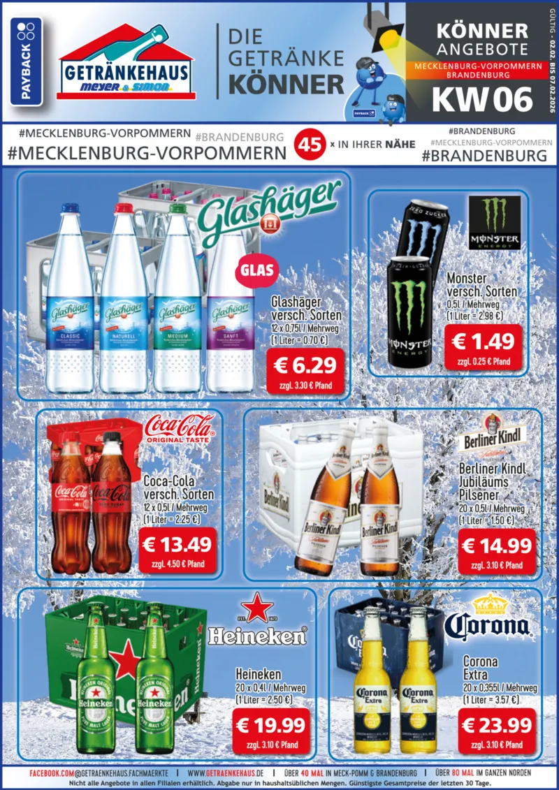 Getränkehaus Prospekt vom 02.02.2026, Seite 1