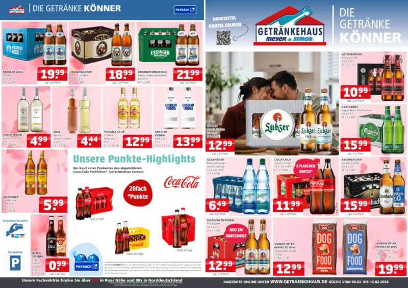 Getränkehaus Prospekt vom 09.02.2026, Seite 1