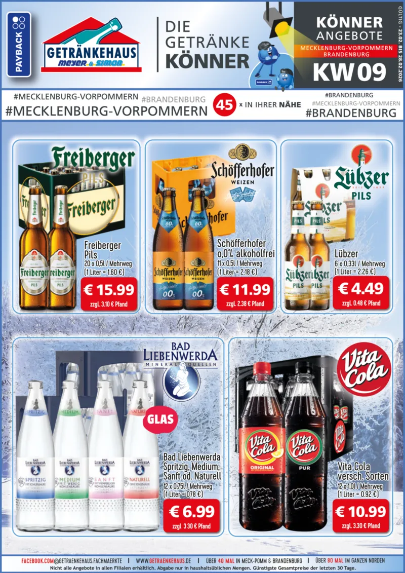 Getränkehaus Prospekt vom 23.02.2026, Seite 1