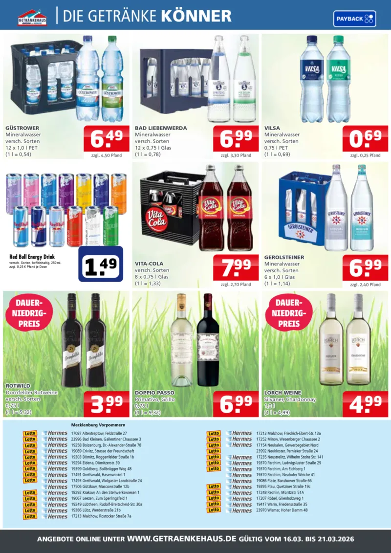 Getränkehaus Prospekt vom 16.03.2026, Seite 2