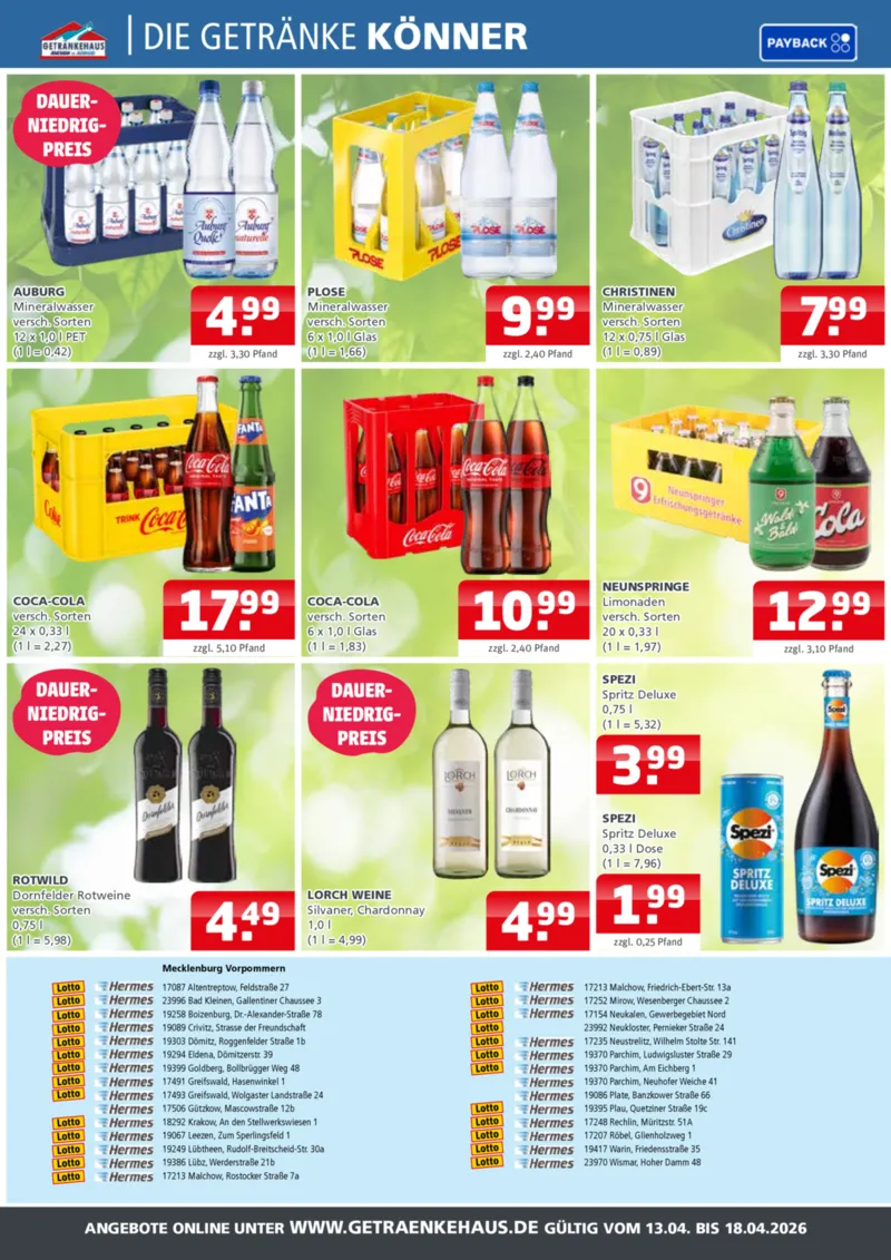 Getränkehaus Prospekt vom 13.04.2026, Seite 2