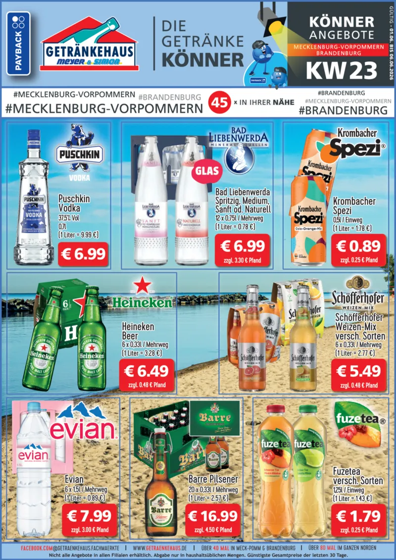 Getränkehaus Prospekt vom 01.06.2026, Seite 1