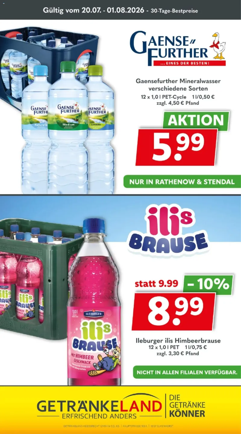 Getränkeland Prospekt vom 20.07.2026, Seite 10