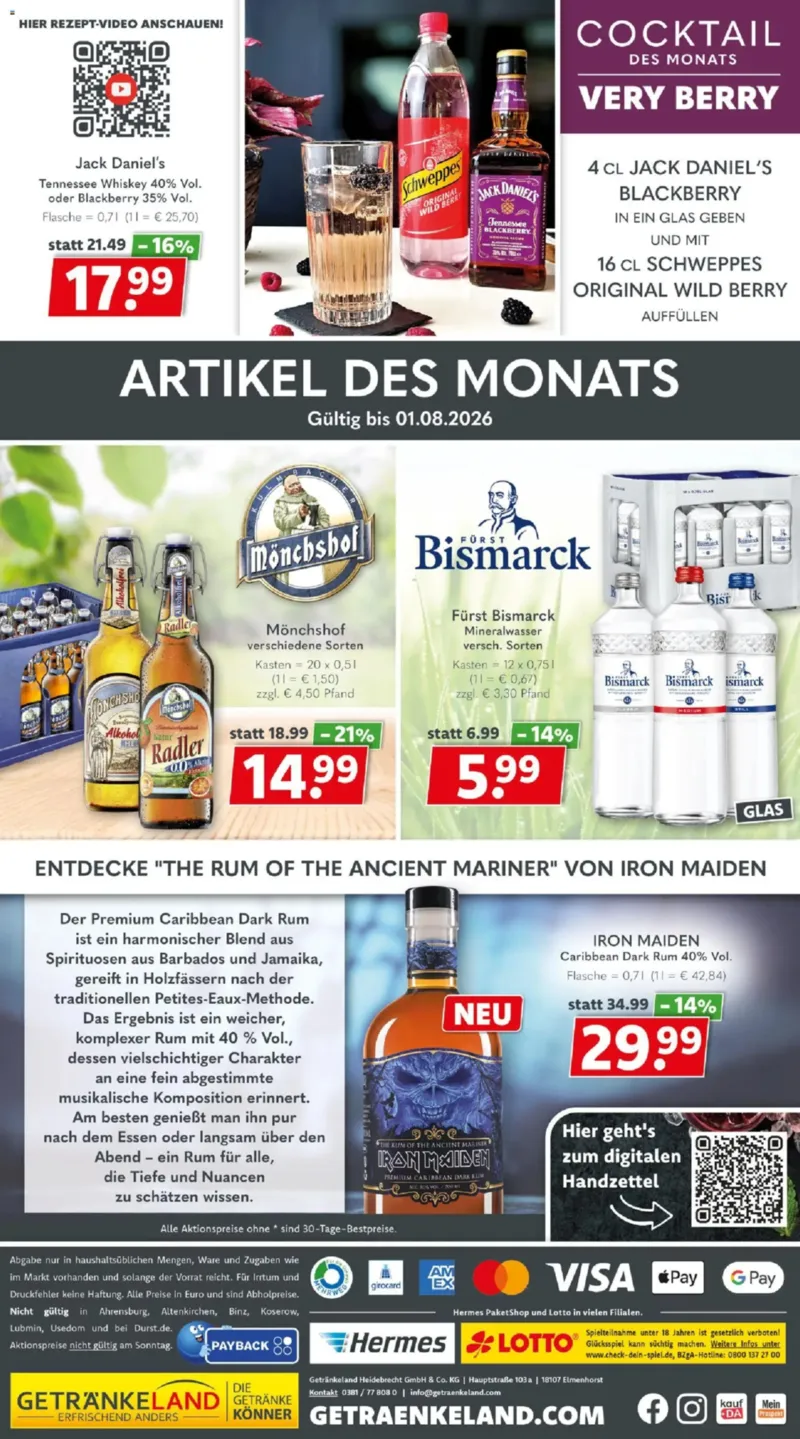 Getränkeland Prospekt vom 20.07.2026, Seite 8