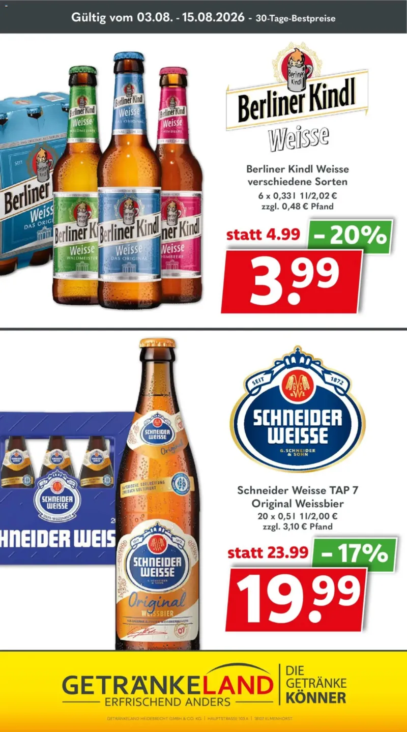 Getränkeland Prospekt vom 03.08.2026, Seite 11