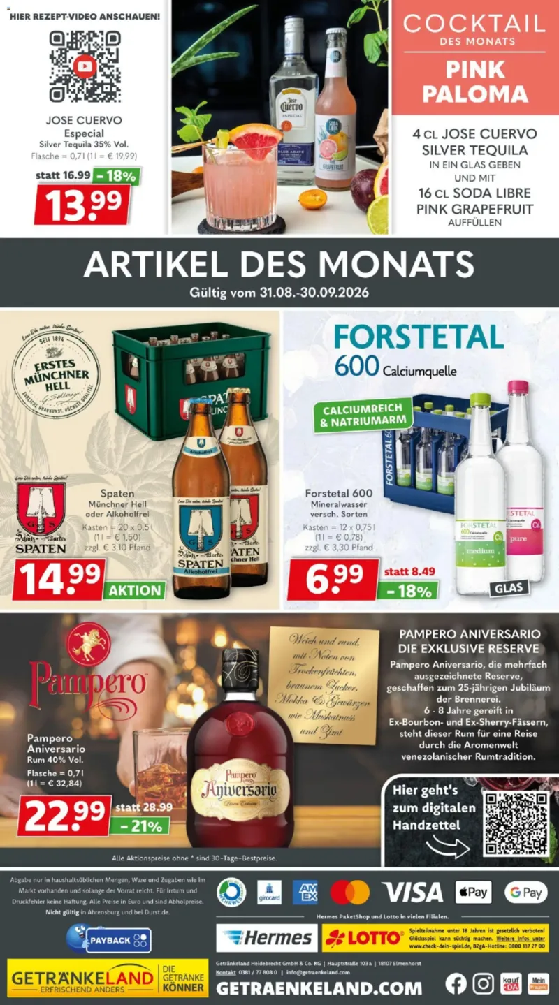 Getränkeland Prospekt vom 31.08.2026, Seite 10