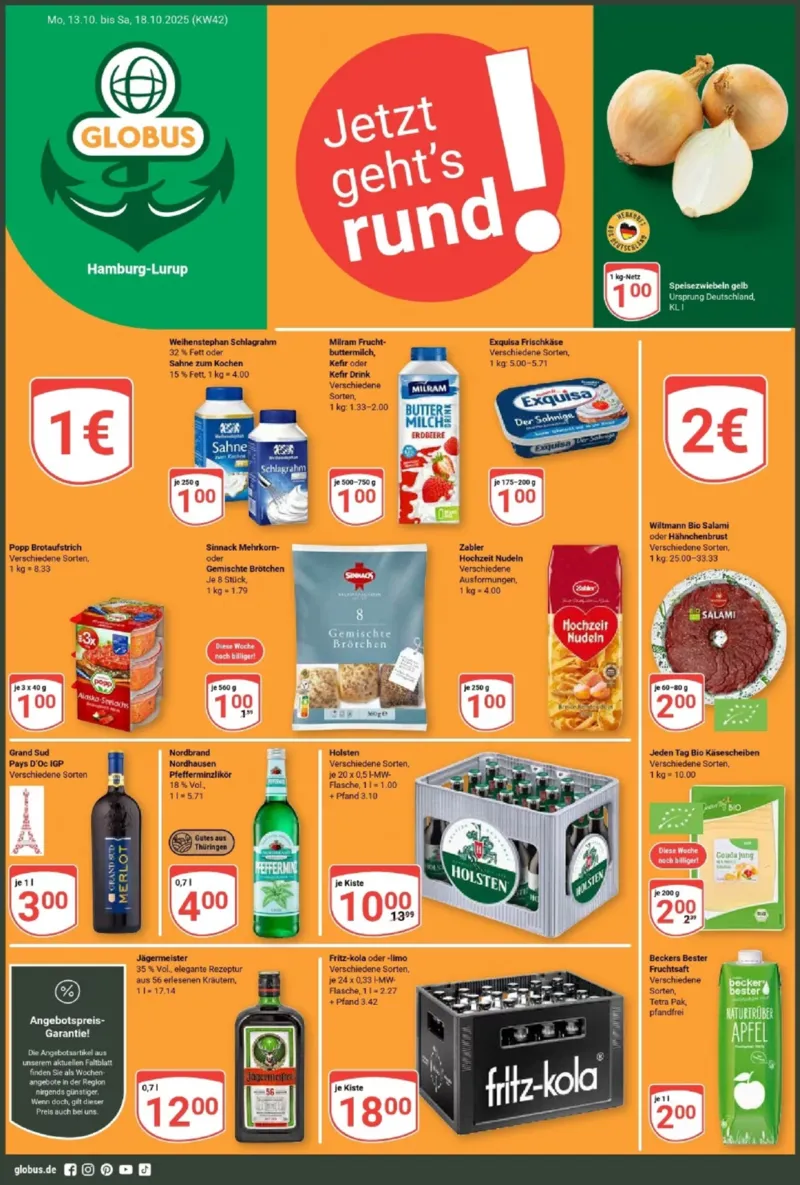 Globus Prospekt vom 13.10.2025, Seite 1